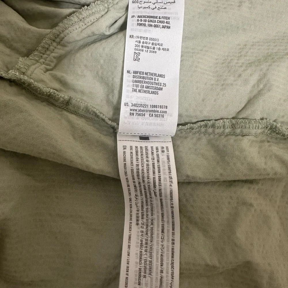 HOLLISTER CORDUROY LIGHT GREEN JACKET - Picture 5 of 5